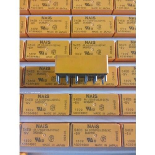 Free shipping lot(5pieces/lot)100%Original New S4EB-5V AG304960 S4EB-12V AG304360 S4EB-24V AG304460 12PINS 4A Power Relays