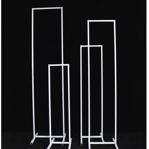 Wedding New Iron Screen Long Box Wedding Stage Geometric Box Decorative Rectangular Screen Arch