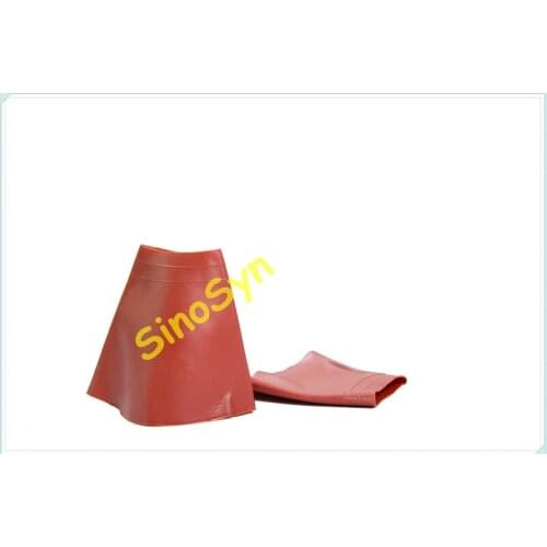 FQS0108 Knitted Fabric PVC Small Leather Leather Cuffs Water-proof Arm Sleeves Working Safty Protective Dust proof Forearm Overs