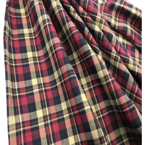 Cotton fabrics, fabric by meters, maroon/Navy Scottish picture fabric, childrens fabrics, 1 meter x 150 cms, PERTEX textile