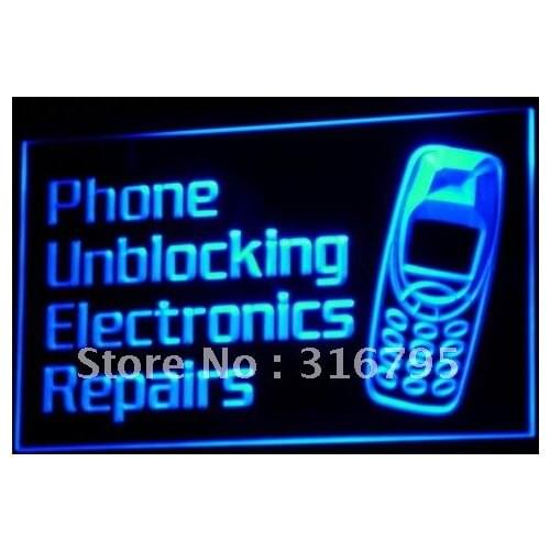 I160 Phone Unblocking Electronics Repairs Light Signs On/Off Switch 20+ Colors 5 Sizes