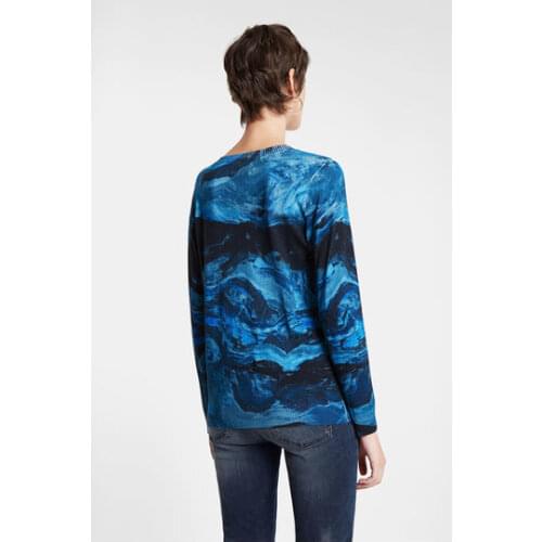 Spanish jacquard Rhinestone knit