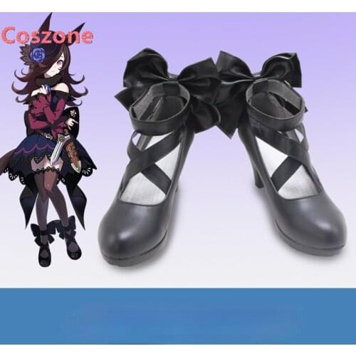 Uma Musume Pretty Derby Rice Shower Cosplay Shoes Boots Halloween Costume Accessory Prop