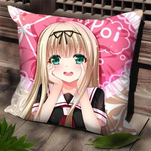 Hobby Express Square Pillow Cover Dakimakura Kantai Collection Anime Cushion Case SPC29