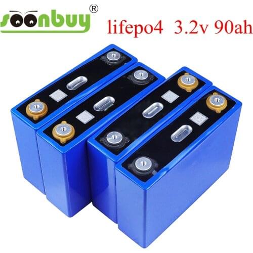 SOONBUY 3.2V 90Ah LiFePO4 battery can form 12V battery Lithium-iron phospha 90000mAh Can make Boat batteries car battery