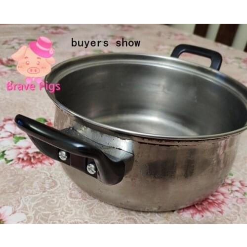 2pcs/lot Two-hole Metal Pressure Pan Cooker Steamer Sauce Pot Short Handle Replacement Kit