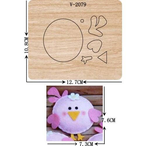 New chick wooden dies cutting dies for scrapbooking Multiple sizes V-2079
