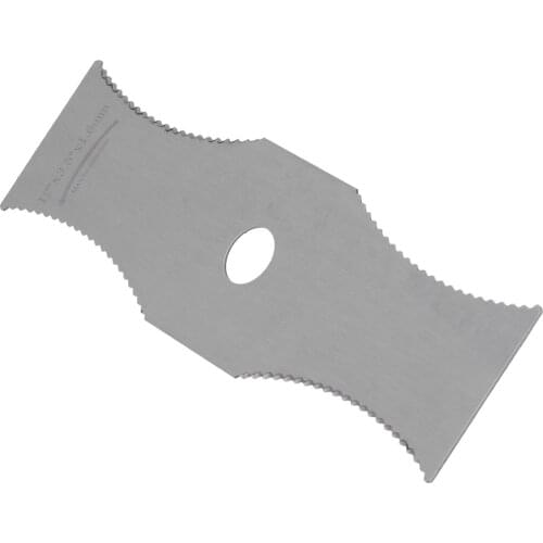 Polishing Abrasives Tools Accessories Arc Lawn Mower Blade White Steel Weeder Blade Grass Trimmer Accessories Parts with