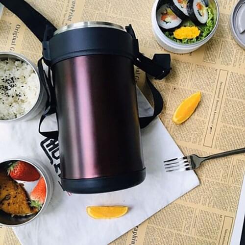 Tableware Portable Keep Warm Food Lunch Box Stainless Steel Foodstuff Container Household Microwave Oven Bento Lunches Boxes