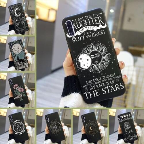 Cool Tarot Black Cat Phone Case Silicone For Samsung Galaxy A40 A30 A20 A10 Soft Back Cover For Samsung Galaxy A50 A60 A70 A80
