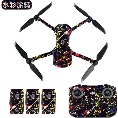 For DJI Mavic Air 2 Sticker Protective Film PVC Sticker Remote Battery Control Waterproof Scratch Sticker Full Cover Skin