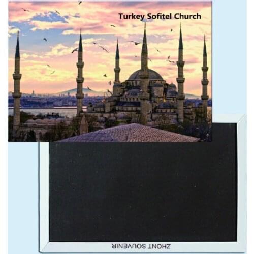 SOUVEMAG Home Decor Stickers,Turkey Istanbul Hagia Sophia Souvenir Metal Fridge Magnet 5182 ima de geladeira