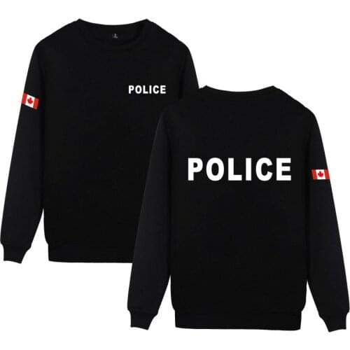 POLICE Print Hoodies Sweatshirt Men/Women Hip hop Hoodie Sweatshirts Spring moletom masculino Casual Tracksuit casaco Plus Size