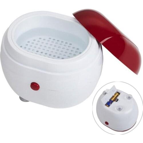 Gold Silver Jewelry Cleaner Mini Ultrasonic For Necklace Key Rings Watches Coins Furniture Essential Electric Cleaning Box