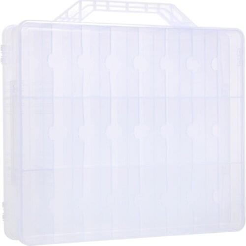 Universal Nail Polish Holder Organizer for 48 Bottles Adjustable Dividers Space X4YD