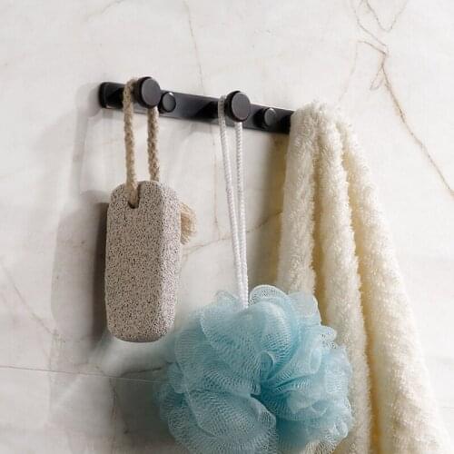 Vidric Oil bubbed bronze Clothes hooks Kitchen hooks simple row of hooks living room wall hanging door rear hook for cap,coat