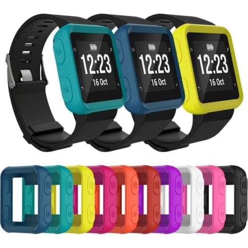 For Garmin Forerunner 35/30/S20 Protector Case Silicone Skin Cover Smart Watch Bracelet Protection Cases Accessories