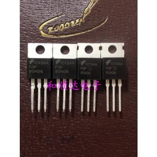 10pcs/ FQP85N06 FDP80N06 TO220 TO-220