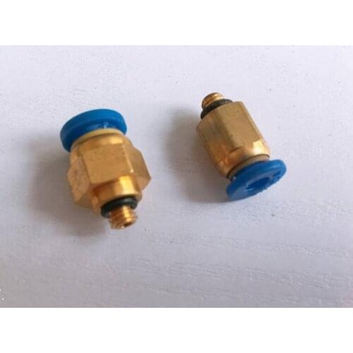 10pcs Pneumatic Fittings Connectors PC4-M5 PC6-M5 quick joint pipe J-head Fittings Copper Part
