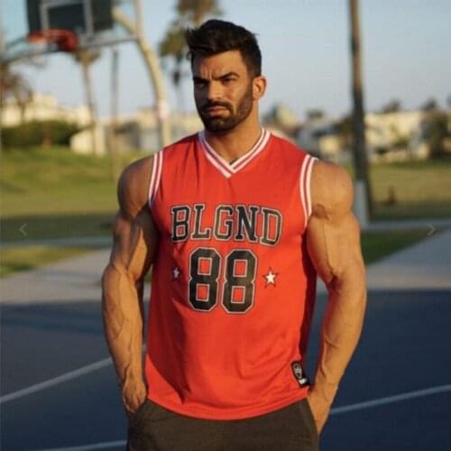 2019 Gyms Clothing Fitness Men Tank Top with hooded Mens Bodybuilding Stringers Tank Tops workout Singlet Sleeveless Shirt