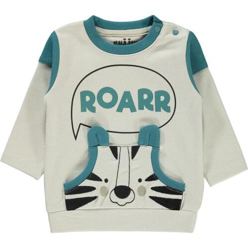 2020 Winter Baby Boys Long Sleeve Printed Embroidered Knitted Top Singles Top Baby Thessaloniki Bicycle Sweatshirt 6 18 Months