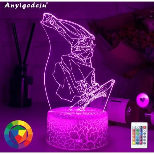 3d Led Lamp Anime SK8 The Infinity Cherry for Bedroom Decor Nightlight Kid Brithday Gift Room Night Light Manga SK8 The Infinity