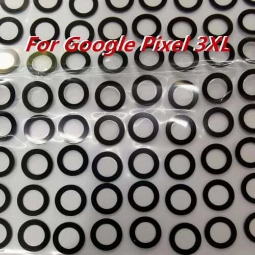 50 pcs Original For Google Pixel 3XL Rear Back Camera Glass Lens Cover with Adhesive replacement Repair Spare Parts MIXUEWEIQI