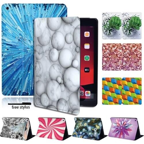 Tablets Case for Apple IPad 8/IPad Mini1/2/3/4/5/iPad2/3/4/iPad Pro 11/iPad (5/6/7th Gen)/Air 4/1/2/3/iPad Pro Cover Case+Stylus