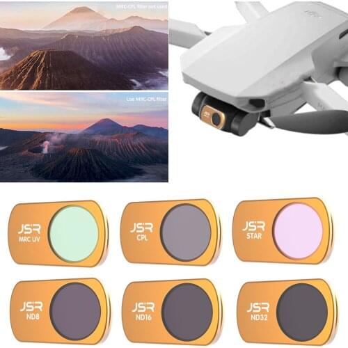 For DJI Mavic Mini Drone Camera Gimbal Lens Filter MCUV CPL ND Camera Lens Sunhood Protector for DJI Mavic Mini Accessories