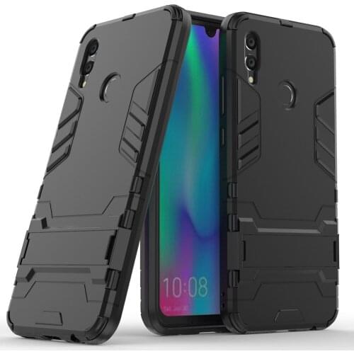For Huawei Honor 10 Lite Case Dual Layer Hybrid Armor Case Kickstand Shockproof Soft TPU Hard Back Cover For Huawei Honor 10Lite