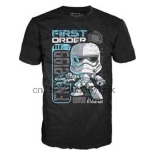 Funko Pop! First Order Stormtrooper T-Shirt #71 In Box Size S-2XL
