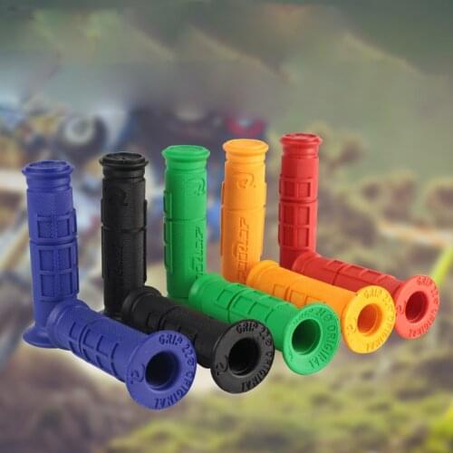 Universal Soft Rubber 22mm 7/8" Hand Grips For Honda Kawasaki Yamaha Suzuki KTM BMW MX Pit Dirt Bike Motorcycle poignee moto HOT