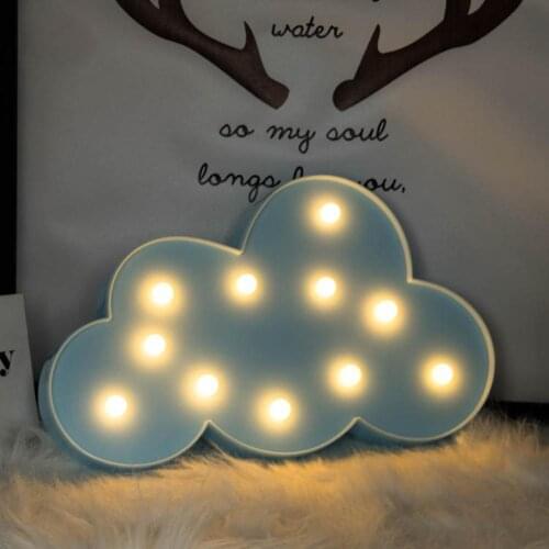 Creative Night Lights Novelty Lamp Cloud Moon Star Lights Gifts For Children Home Decoration For Bedroom Ornaments For Home 2021