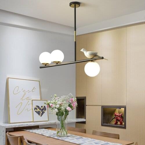 Dining Room Chandelier Nordic Style Bird Simple Modern Dining Room Lamp Creative Dining Table Lamp 2020 New Lamps