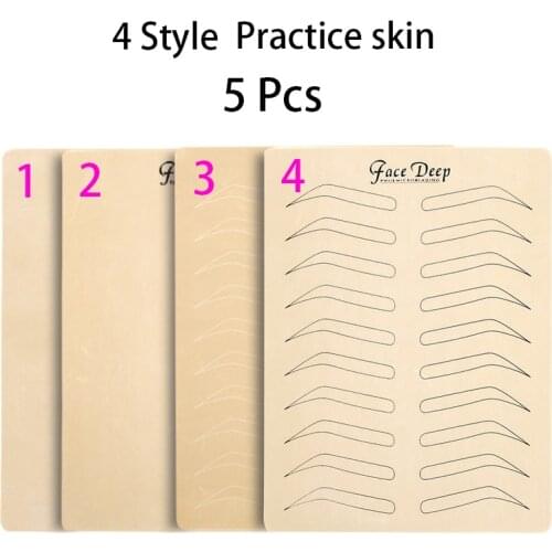 Microblading Tattoo Eyebrow Practice Skin Eyebrow Cosmetic Permanent Makeup Eyebrow Training Skin Tattoo Supplies No Ink Needed