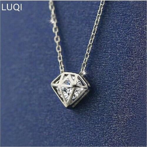 S925 Silver Fashion Micro Diamond Zircon Necklace N046