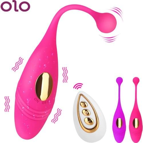 OLO Wearable Dildo Vibrator 10 Speed Vaginal Tighten Exercise Clitoris Stimulation Wireless Remote Vibrator Sex Toys for Women