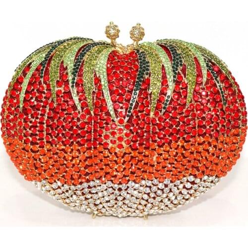 New Shoudler Square Shape Women Evening Bag Luxury Crystal Women Clutch 3D Flower Party Evening Bags Ladies Party Small PursE