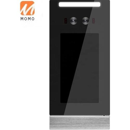 Plastic case 5 inch face recognition authentication access control temperature camera system