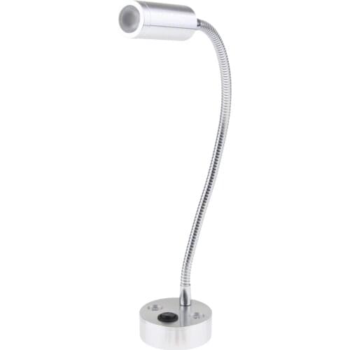 RV Boat LED Reading Lamp Flexible Gooseneck Interior Light 12V 3W 170LM
