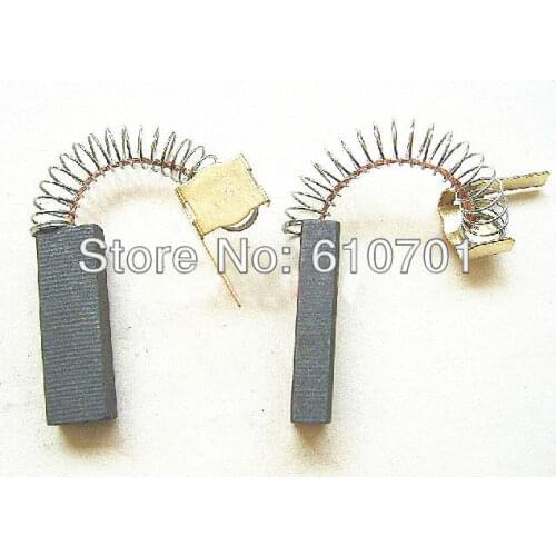 2pcs AS42 6x10x30mm Motor Carbon Graphite Brushes Springs &Wick Power Electric Tool for Midea QW12 Series Cleaner/Dust Collector