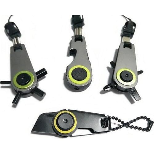 420 stainless steel Mini Folding Knife fruit knife outdoor Home Key Chain Pocket Bean Knives Handle EDC Multi Screwdriver Tools