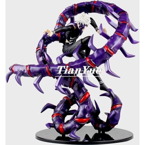 Tokyo Ghoul White Hair Awakening Centipede Kaneki Ken Half Hertz Figure 28cm