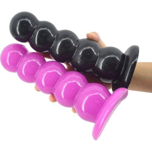 Unisex Super Big Overlength Anal Beads With Suction Cup Male Prostate Massager Gay Sex Toys Adult Products Sex Shop