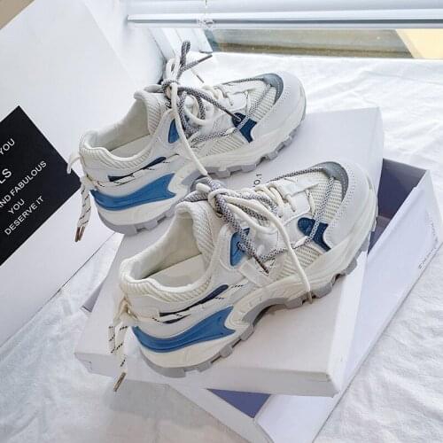 Women Shoes 2021 Chunky Sneakers Lady Vulcanize Shoes Femme Platform Sneakers Trainers Casual Shoes Woman Brand Summer Sports