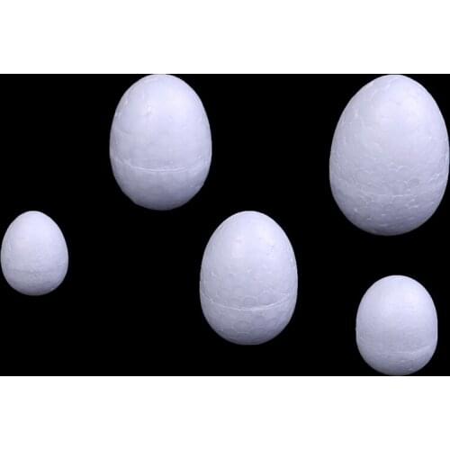 10pcs/set 3-7cm Modelling Polystyrene Styrofoam Foam Egg Ball For DIY Christmas Day Or Easter Day Decoration DIY Craft