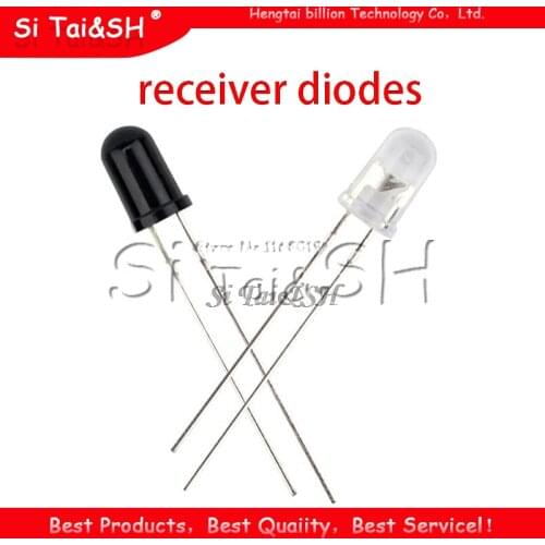 25pairs 5mm 940nm LEDs 25pcs infrared emitter and 25pcs IR receiver diodes