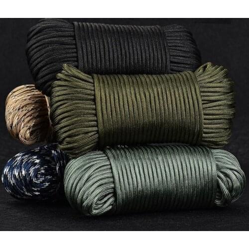 31m 10-core Non-slip Paracords Umbrella Rope Outdoor Survival Cord Lanyard Tent Rope for Hiking Camping Climbing Rope