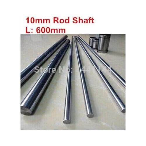 4pcs dia 10mm - 600mm chrome plated Cylinder Linear Rail Round Rod Shaft Linear Motion Shaft