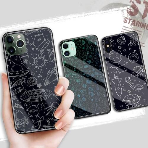 Brand new case for iphone 7 glass back phone cover case for iphone 6 6s 7 8 plus x xr xs 11 12 13 Pro max